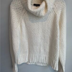 J.Crew Ivory Cowlneck Sweater